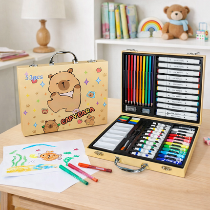 Kids Drawing & Painting Kit(Capybara)