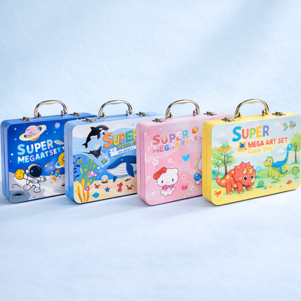 Kids Drawing & Painting Kit(Sea animals)