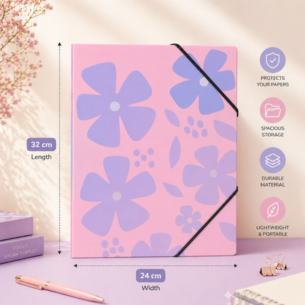 Premium A4 Paper File Folder Organizer Pack of 3