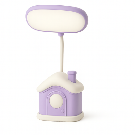 Cute House LED Lamp (Purple)