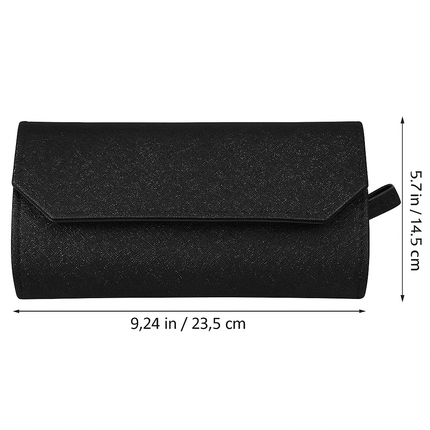Travel Jewellery Organizer Roll (Black)