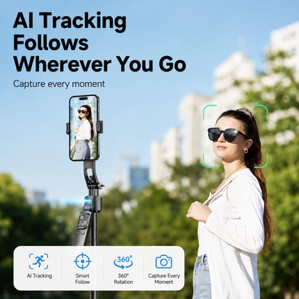 Coslifestore AI Tracking Selfie Stick Tripod
