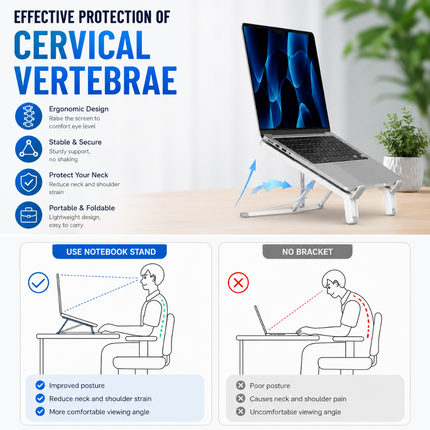 Coslifestore Premium Aluminum Laptop Stand