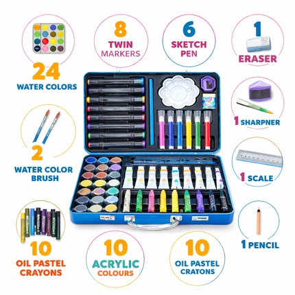 Kids Drawing & Painting Kit(Sea animals)