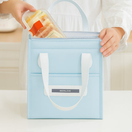 Portable Insulated Lunch Bag (Sky blue)