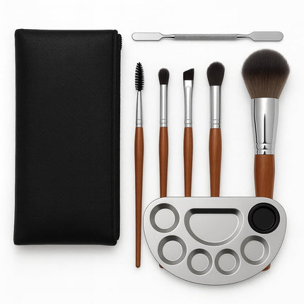 Premium Makeup brushes with Palette