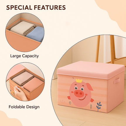 Happy Pig Organizer Set(Peach)