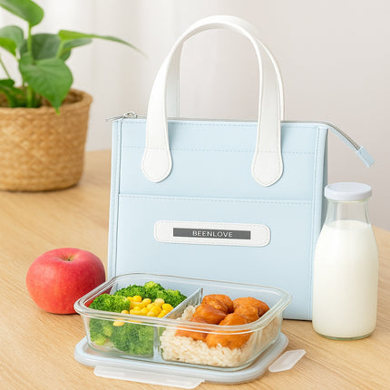 Portable Insulated Lunch Bag (Sky blue)