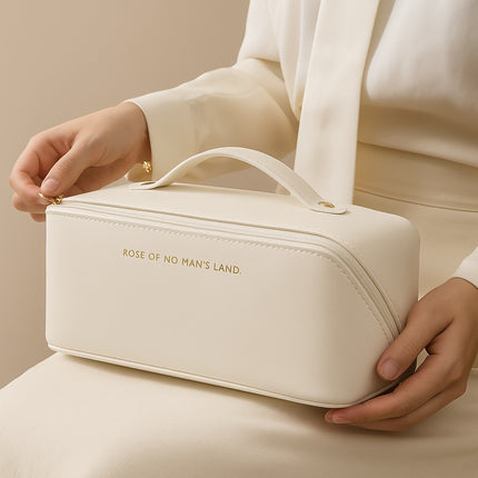 Premium Cosmetic Travel Bag (White)