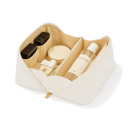 Premium Cosmetic Travel Bag (White)